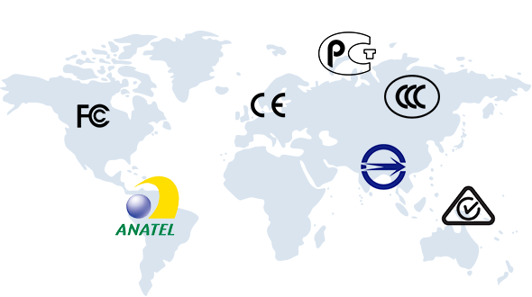 Testing of radio equipment for overseas