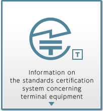 Information on the standards certification system concerning terminal equipment